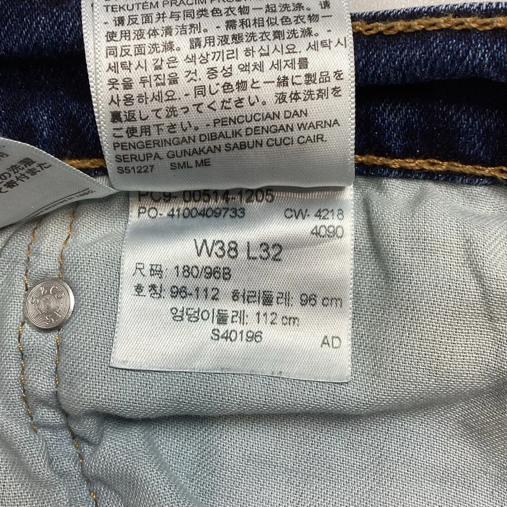 Levi’s 514 Men’s Straight Leg Jeans W38 x L32